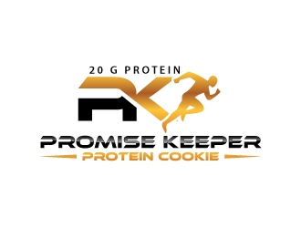 Promise Keeper protein cookie logo design by uttam
