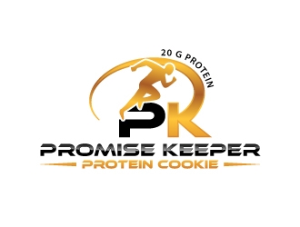 Promise Keeper protein cookie logo design by uttam