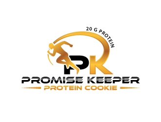Promise Keeper protein cookie logo design by uttam