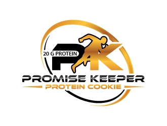 Promise Keeper protein cookie logo design by uttam
