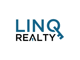 Linq Realty logo design by wongndeso