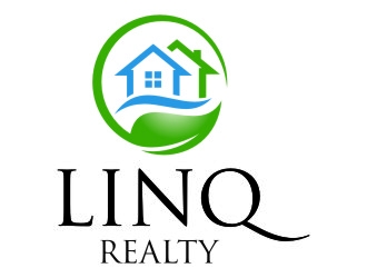 Linq Realty logo design by jetzu