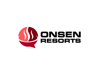 Onsen Resorts logo design by bluespix
