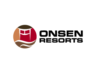 Onsen Resorts logo design by bluespix