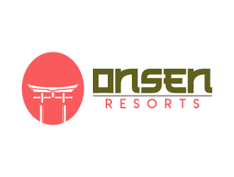 Onsen Resorts logo design by fastsev