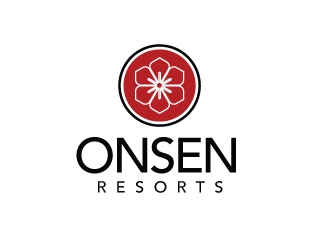 Onsen Resorts logo design by cookman