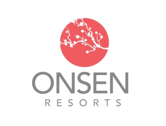 Onsen Resorts logo design by cookman