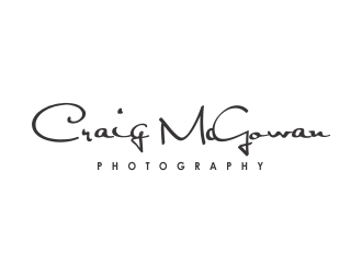 Craig McGowan Photography logo design by Girly