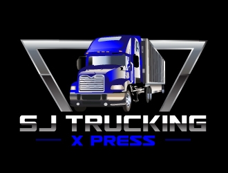 SJ Trucking Xpress logo design by samuraiXcreations