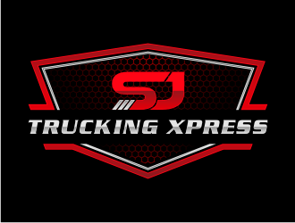 SJ Trucking Xpress logo design by Gravity
