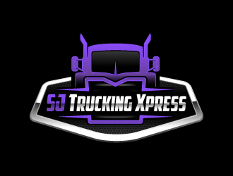 SJ Trucking Xpress logo design by lestatic22