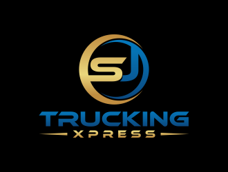 SJ Trucking Xpress logo design by semar
