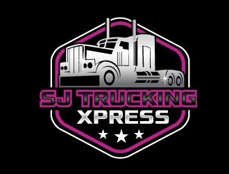 SJ Trucking Xpress logo design by NikoLai