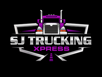 SJ Trucking Xpress logo design by kunejo