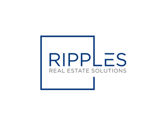 Ripples Real Estate Solutions logo design by alby