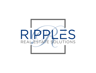 Ripples Real Estate Solutions logo design by alby