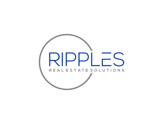 Ripples Real Estate Solutions logo design by IrvanB
