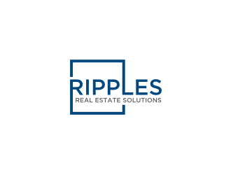 Ripples Real Estate Solutions logo design by Zeratu