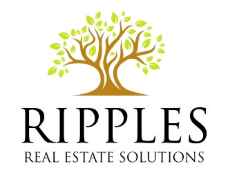 Ripples Real Estate Solutions logo design by jetzu