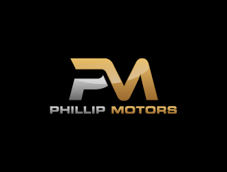 Phillip Motors logo design by lestatic22