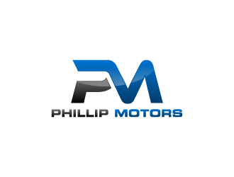 Phillip Motors logo design by lestatic22