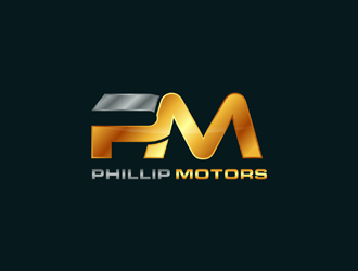 Phillip Motors logo design by ndaru