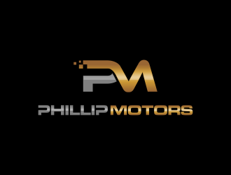 Phillip Motors logo design by Asani Chie