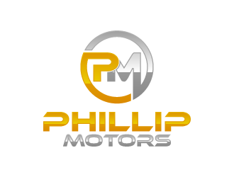 Phillip Motors logo design by BrightARTS