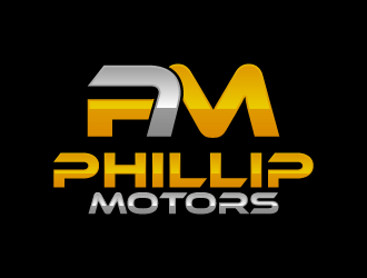 Phillip Motors logo design by BrightARTS