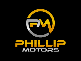 Phillip Motors logo design by BrightARTS