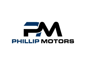 Phillip Motors logo design by dibyo
