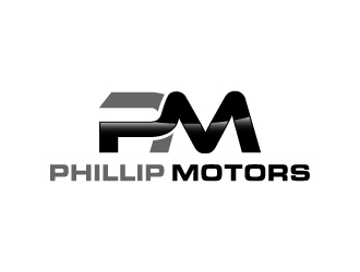 Phillip Motors logo design by dibyo