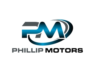 Phillip Motors logo design by dibyo