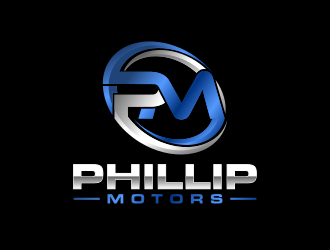 Phillip Motors logo design by Dakon