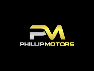 Phillip Motors logo design by haze