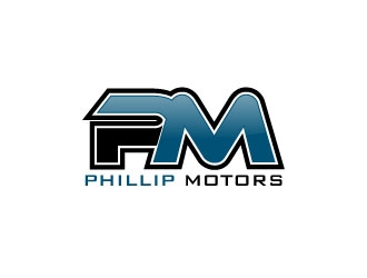 Phillip Motors logo design by karjen