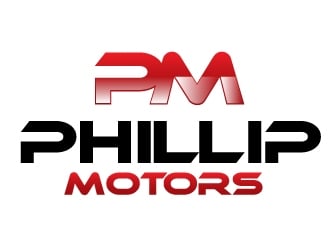 Phillip Motors logo design by ElonStark