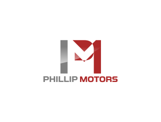 Phillip Motors logo design by amazing