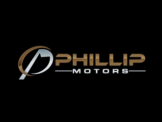 Phillip Motors logo design by DreamLogoDesign