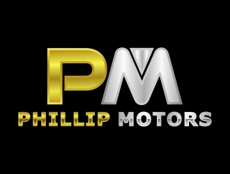 Phillip Motors logo design by Webphixo
