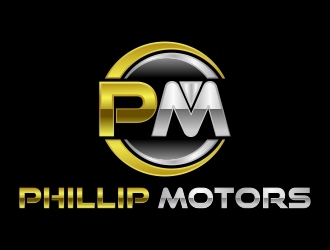 Phillip Motors logo design by Webphixo