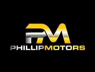 Phillip Motors logo design by REDCROW
