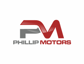 Phillip Motors logo design by santrie