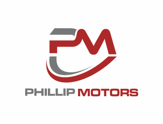 Phillip Motors logo design by santrie