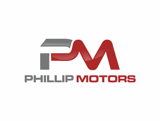 Phillip Motors logo design by santrie