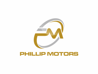 Phillip Motors logo design by ammad