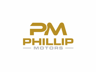 Phillip Motors logo design by ammad