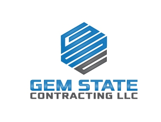 Gem State Contracting LLC logo design by NikoLai