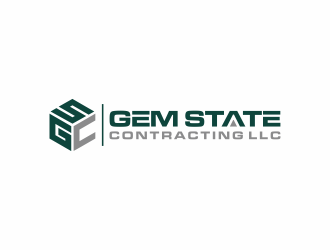 Gem State Contracting LLC logo design by ammad