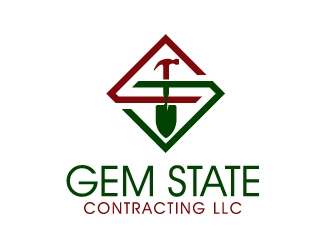 Gem State Contracting LLC logo design by desynergy